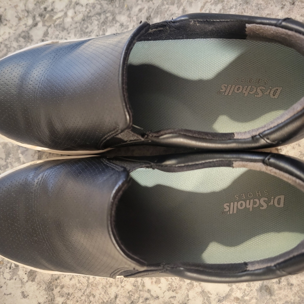 Dr Scholl's Black Wedge Slip-On Sneakers - Picture 5 of 10